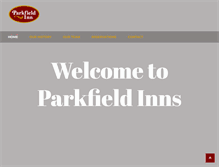 Tablet Screenshot of parkfieldinn.com